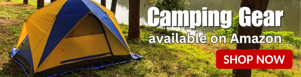 Camping gear available on Amazon