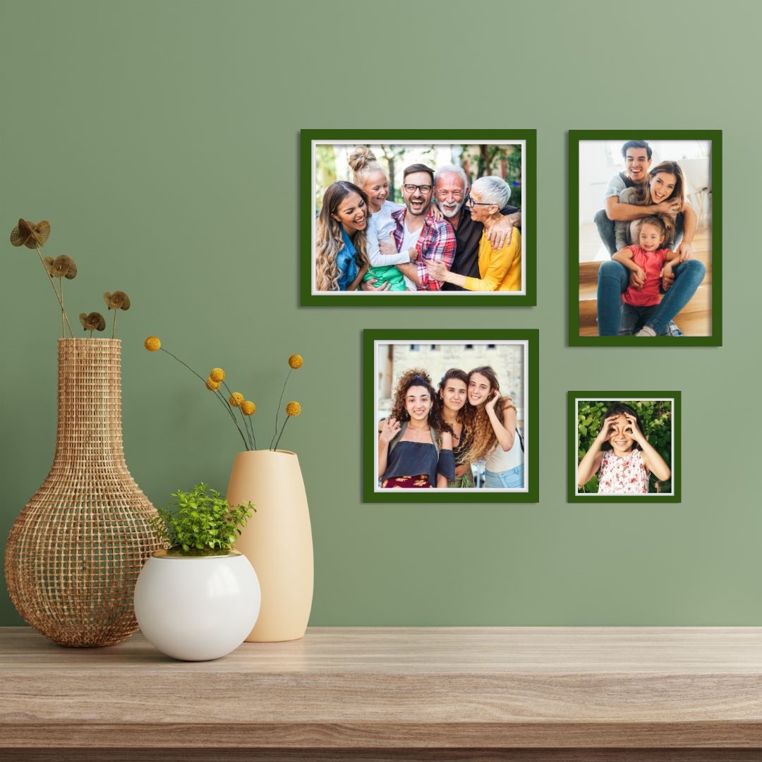 Example of Amazon Photos used to create family picture arrangement.
