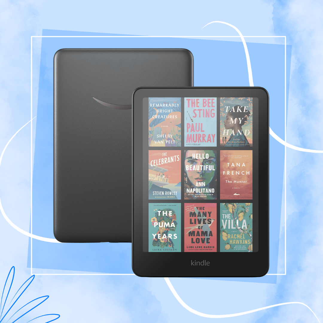 Image of Amazon Kindle Colorsoft displaying available readings.