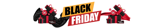 Black Friday Banner with presents