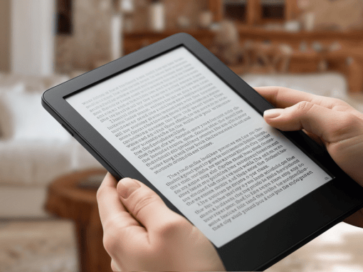 Kindle Paperwhite e-reader showcased during Amazon Black Friday promotions.