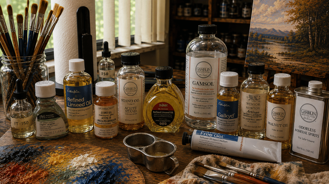 Common Oil Painting Mediums Explained — Uses, Techniques, and Best Applications