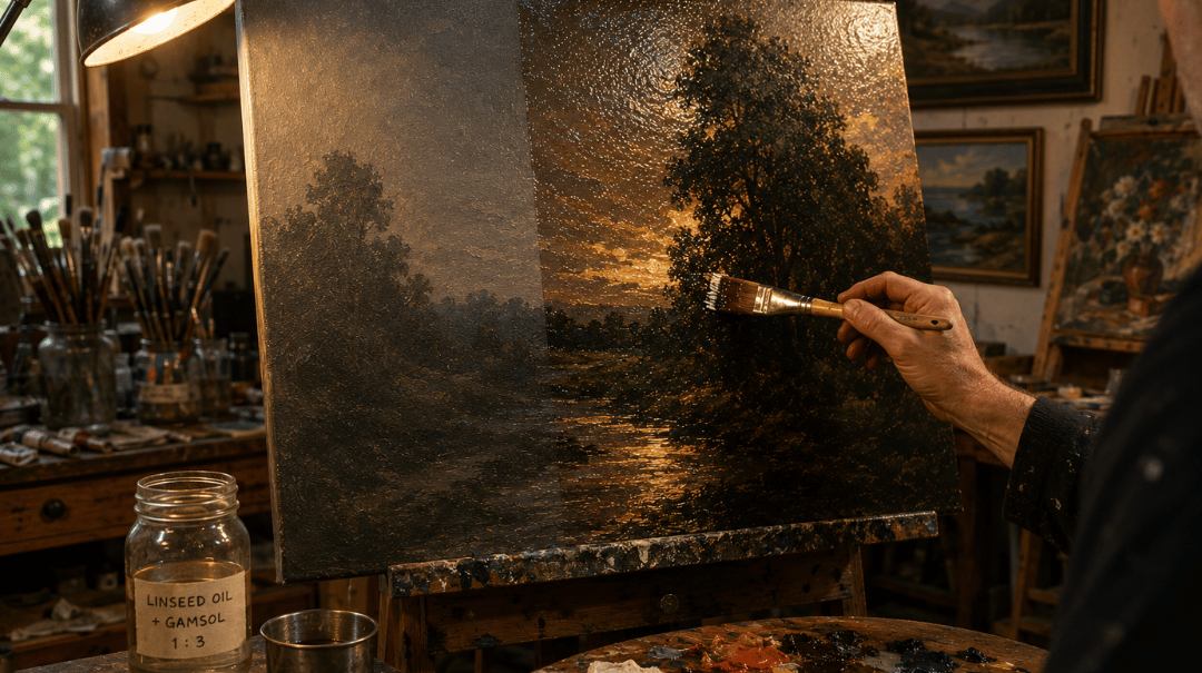 Oiling Out an Oil Painting: What It Is and How to Do It Correctly